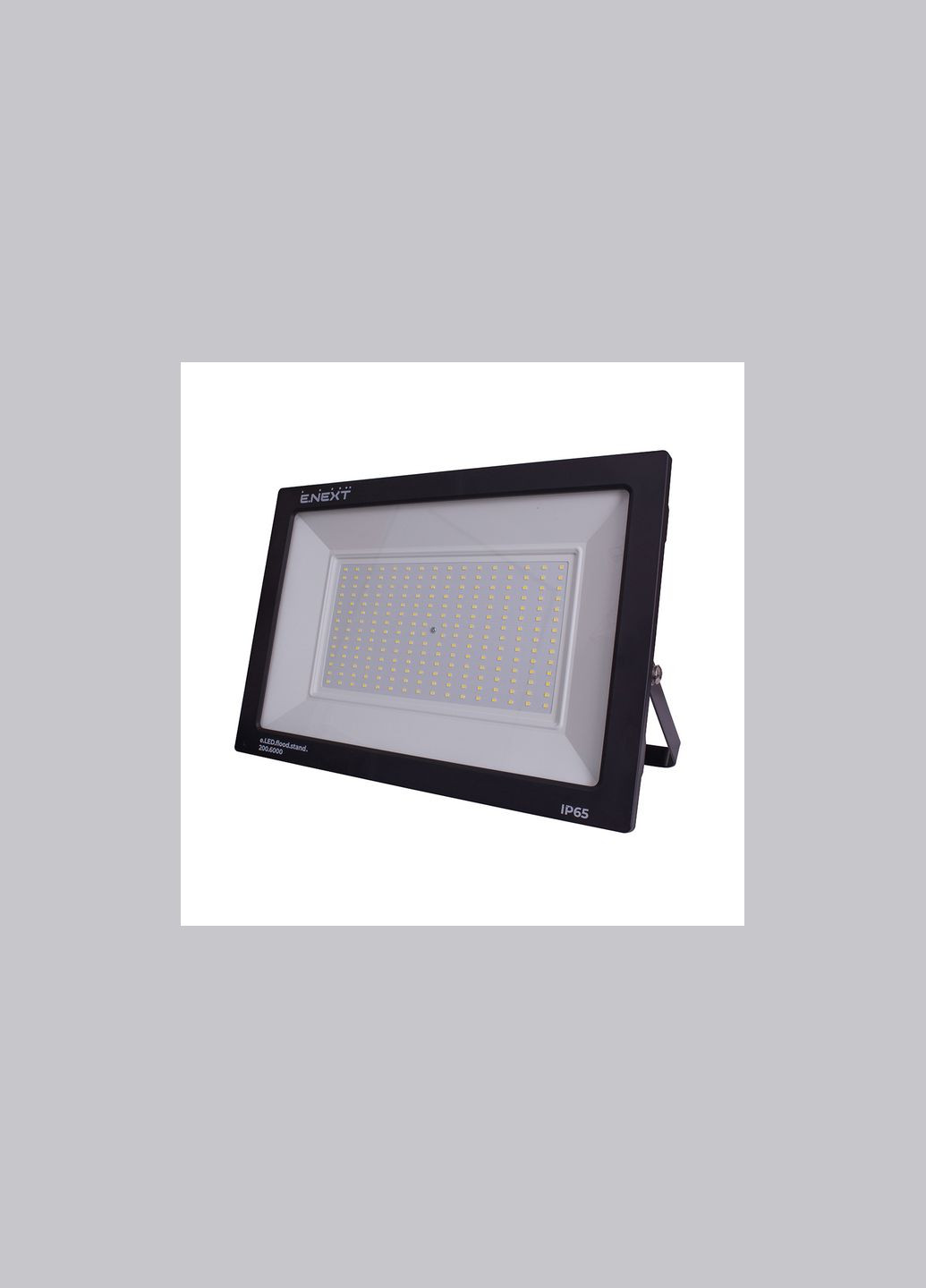 Прожектор LED 200W 220V 16000lm 6000K IP65 380x35x260mm [l0790007] e.LED.flood.stand.200.6000 E.NEXT (337154523)