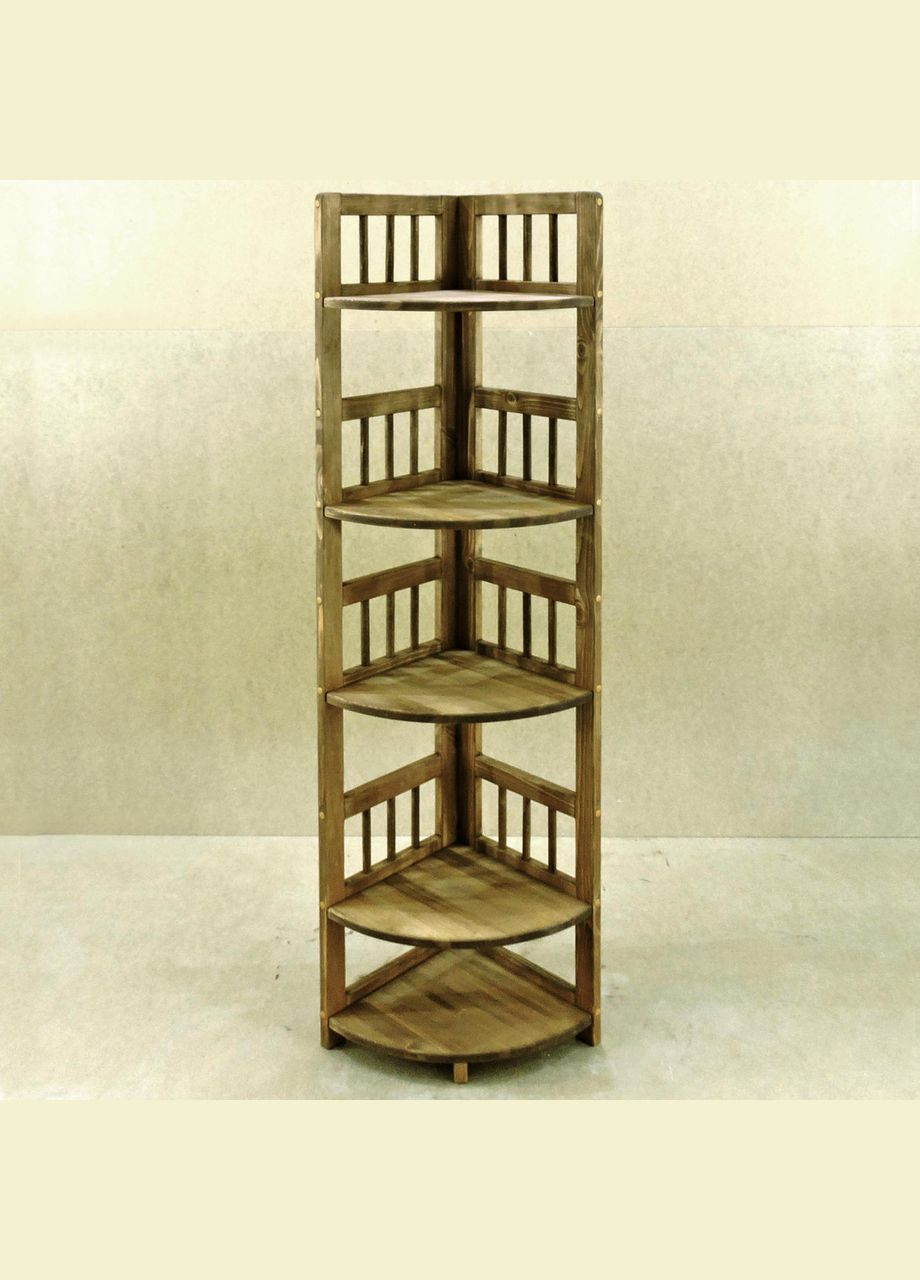 Стеллаж угловой для ванной из дерева Аралия мускат (ВУГ-000207) No Brand (328090820)