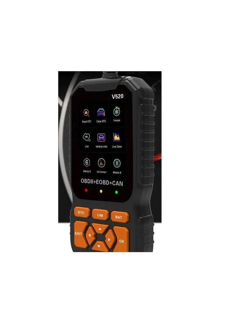 Автосканер діагностичний адаптер CarD V520 OBD-2 (RT050703) No Brand (330779010)