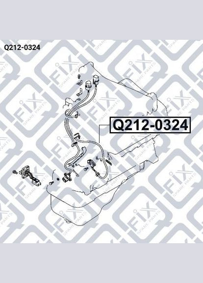 Датчик розподільчатого валу, Q212-0324, OEM MD320622, Pajero 1996–2008 Q-FIX (345735990)