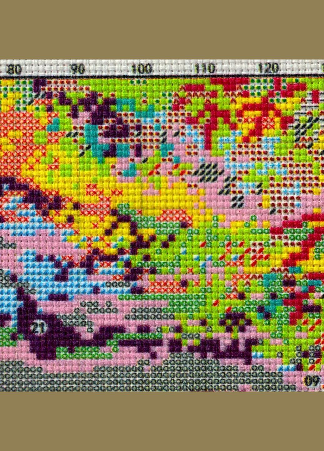 Набір для вишивання за нанесеною на канву схемою "Autumn scenery". AIDA 14CT printed 46*29 см Joy Sunday (313614240)