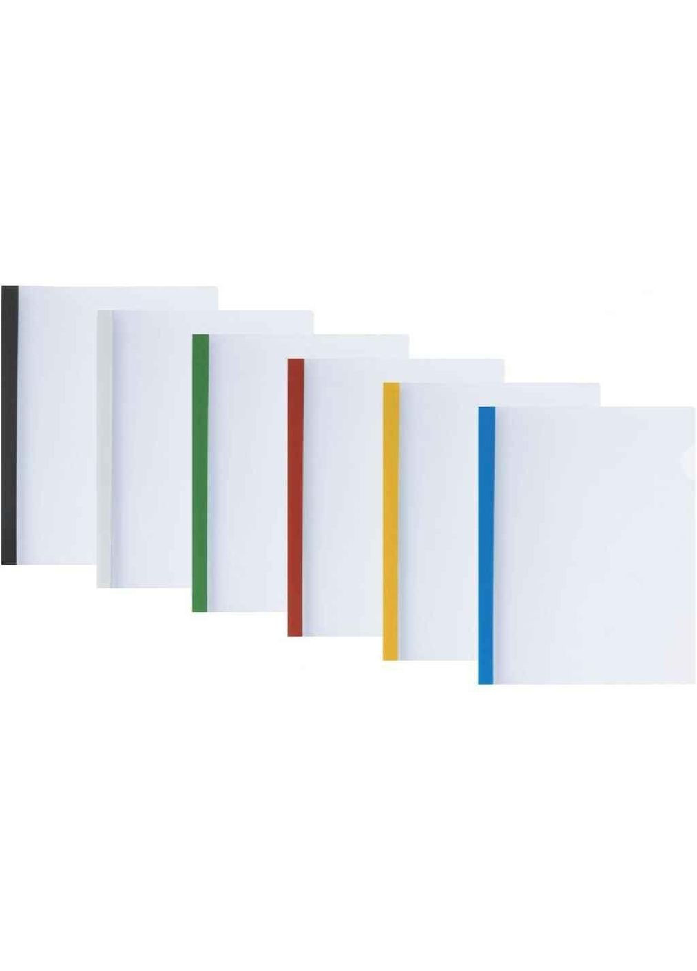 Папка А4 з планкою-затиском 6 мм (2-35 аркушів), асорті E31204 ТМ ECONOMIX (304262747)