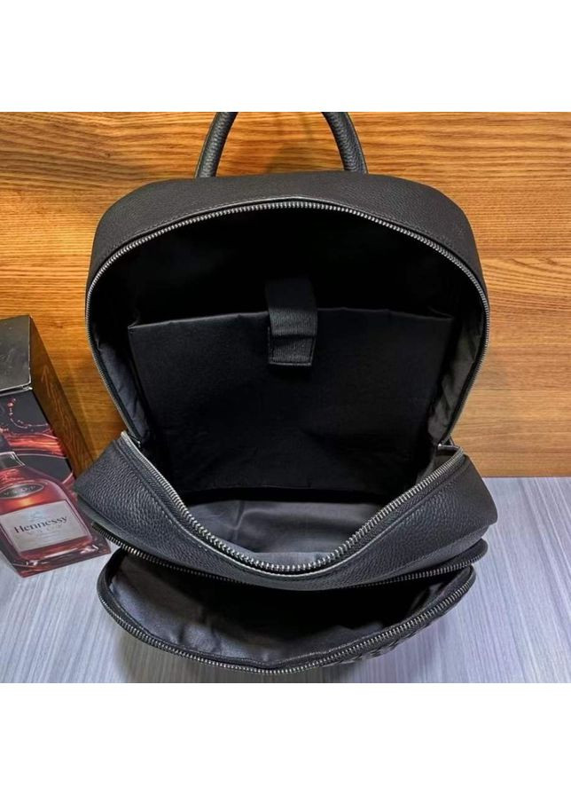 Рюкзак мужской кожаный. Черный городской рюкзак для ноутбука и документов 22727 Tiding Bag (336950648)