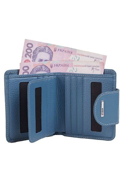 Кошелек женский сизый кожаный 2007-093 Karya (336377983)