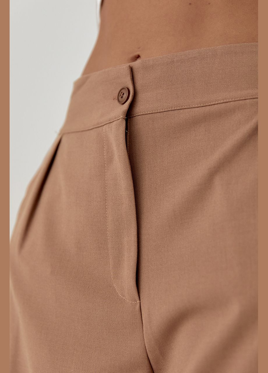 Жіночі штани вільного крою з кишенями 9404-1 Lurex (292253025)