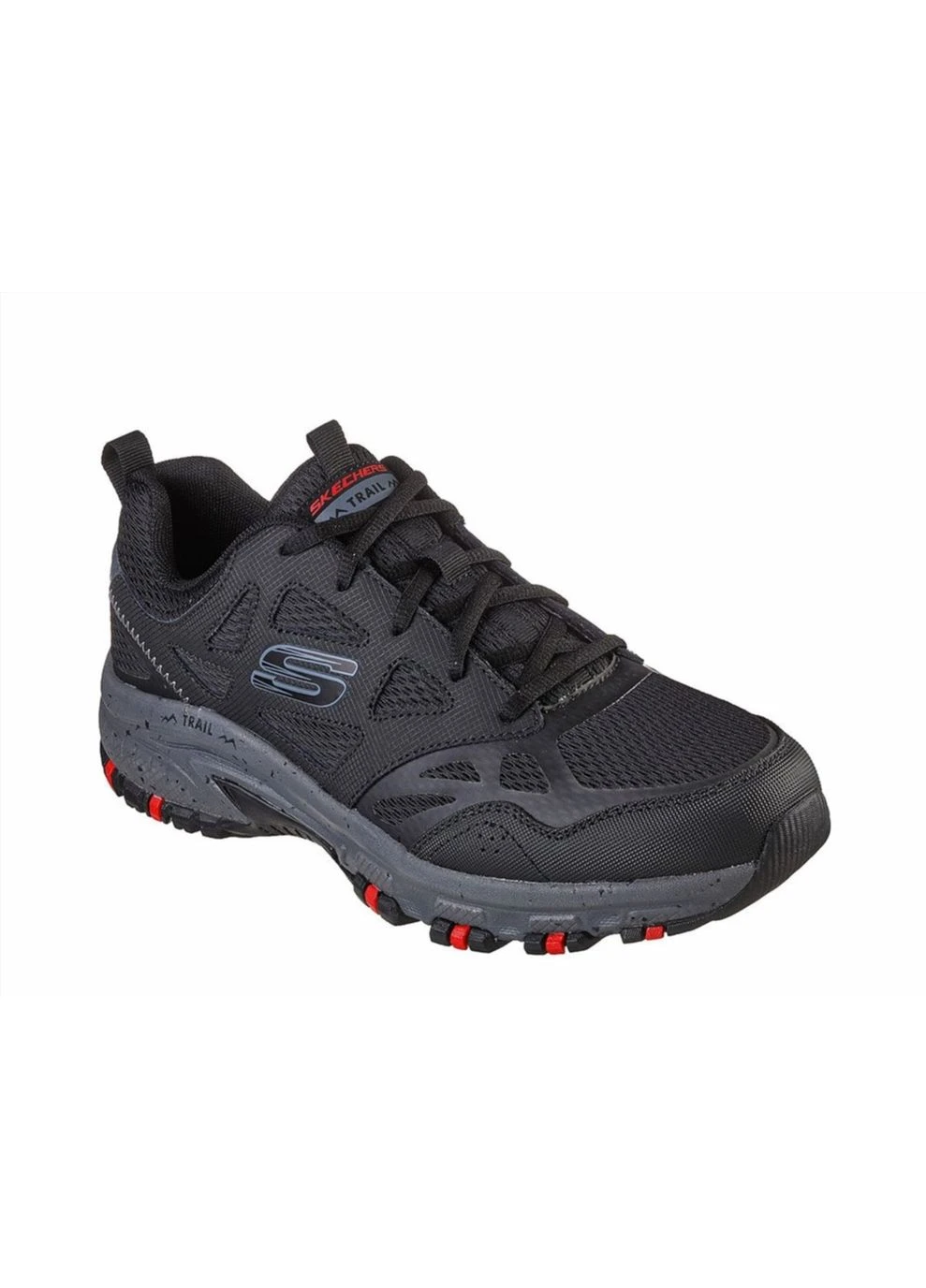 Черные демисезонные кроссовки hillcrest black 237265-bkcc Skechers
