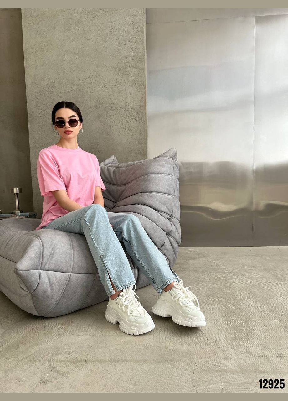 Стильные белые кроссовки на массивной подошве – комфорт + тренд No Brand белые (332196851)