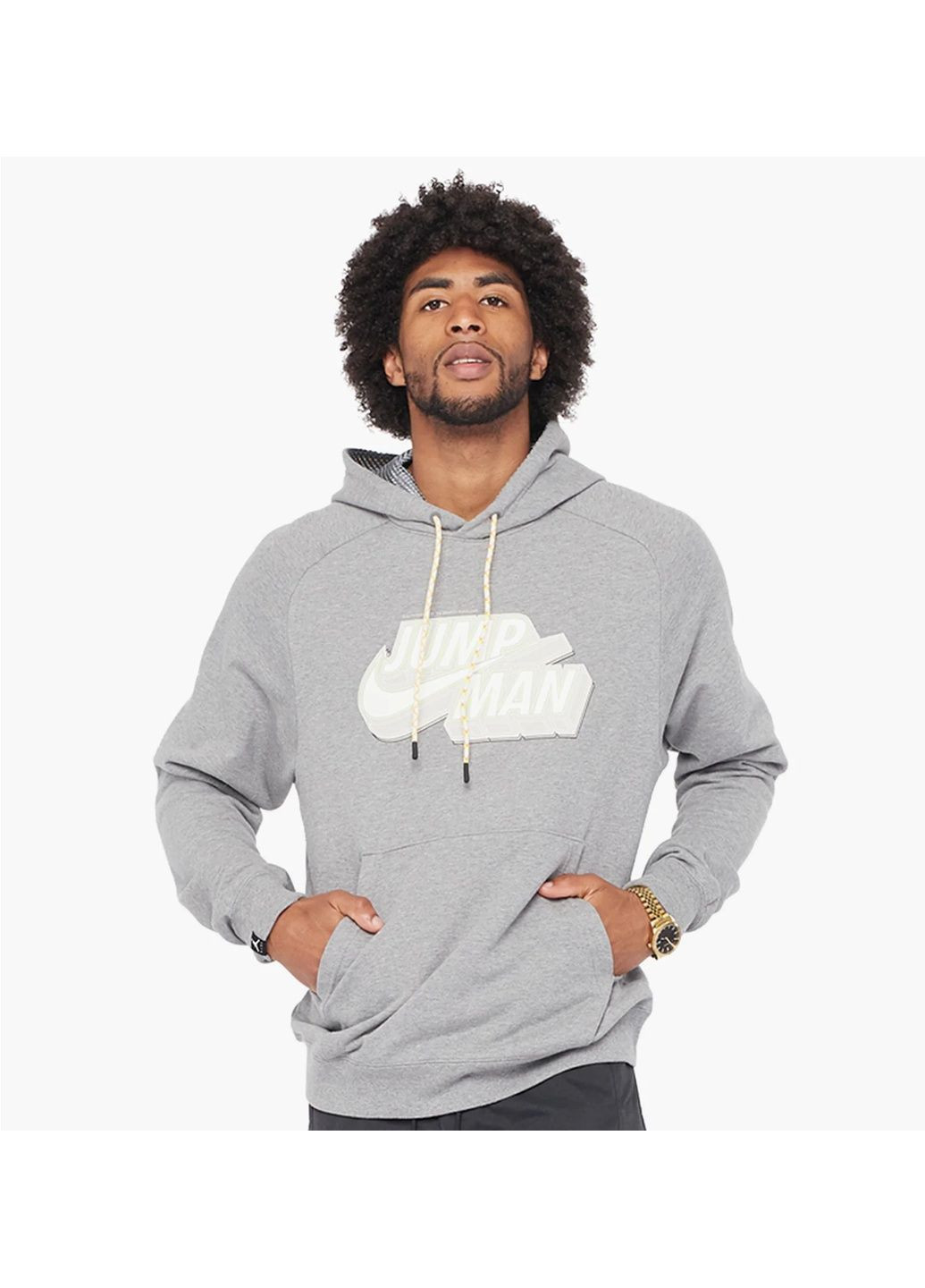 Худі чоловіче Jumpman Sweatshirt Hoodie Grey Dm1402-091 Air Jordan (364836873)