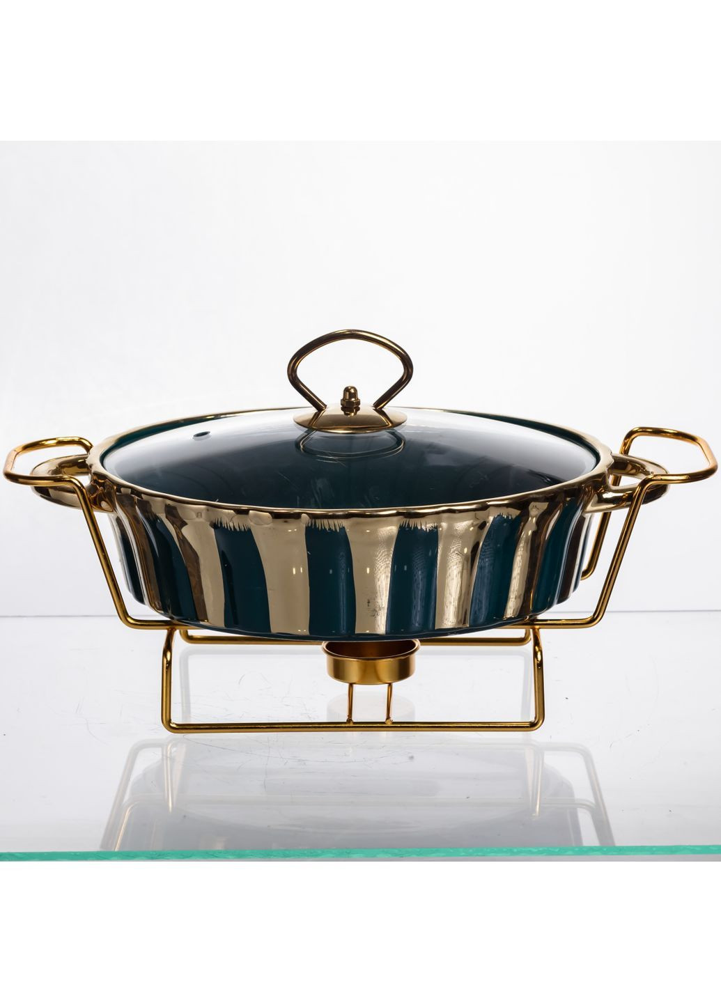 Мармитница фарфоровая для вторых блюд 1 л Yiwu JY-5 No Brand (366830578)