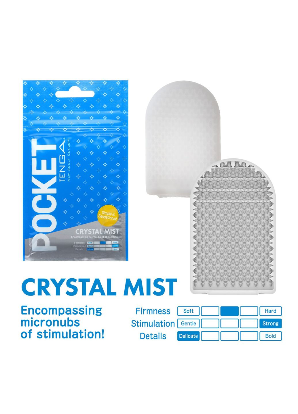 Мастурбатор Pocket Crystal Mist CherryLove Tenga (282710594)