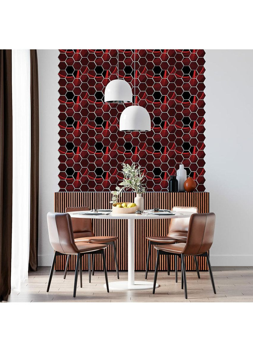 Декоративная ПВХ плитка на самоклейке 280х300х5мм Соты, цена за 1 шт. (СПП-503) SW-00000667 Sticker Wall (360920408)