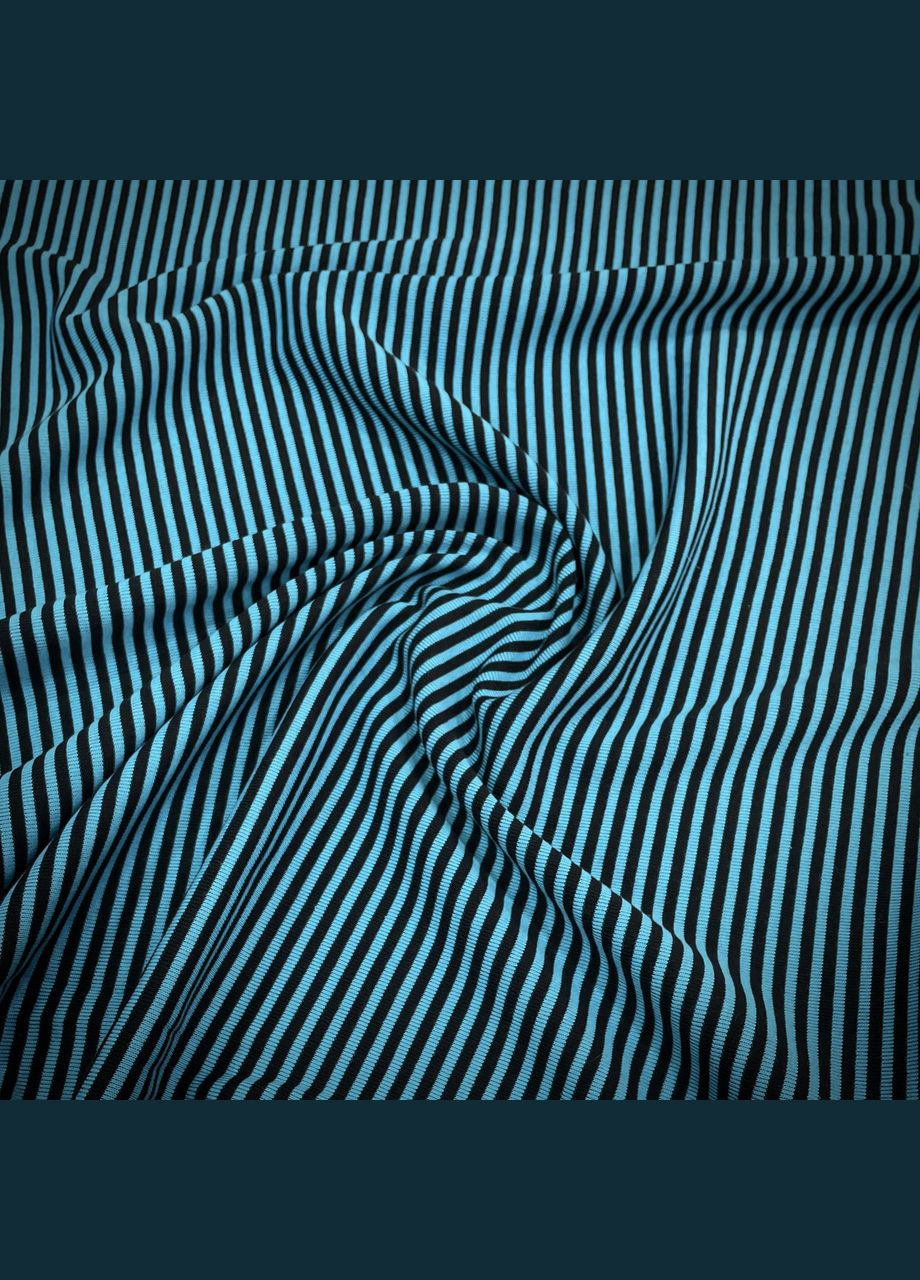 Тканина трикотаж із начосом полоска синя пог. м. No Brand (329743761)