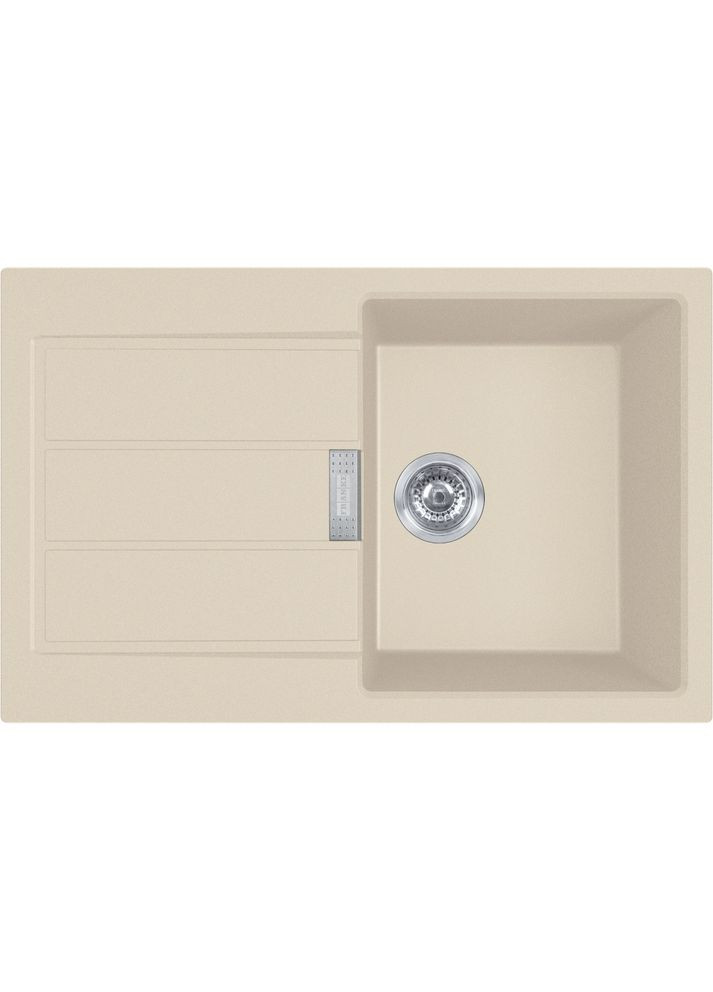 Мийка кухонная Sirius 2 тектонайт, прямокут., з крилом, 780х500х200мм, чаша - 1, врізна, бежевий FRANKE (330031911)