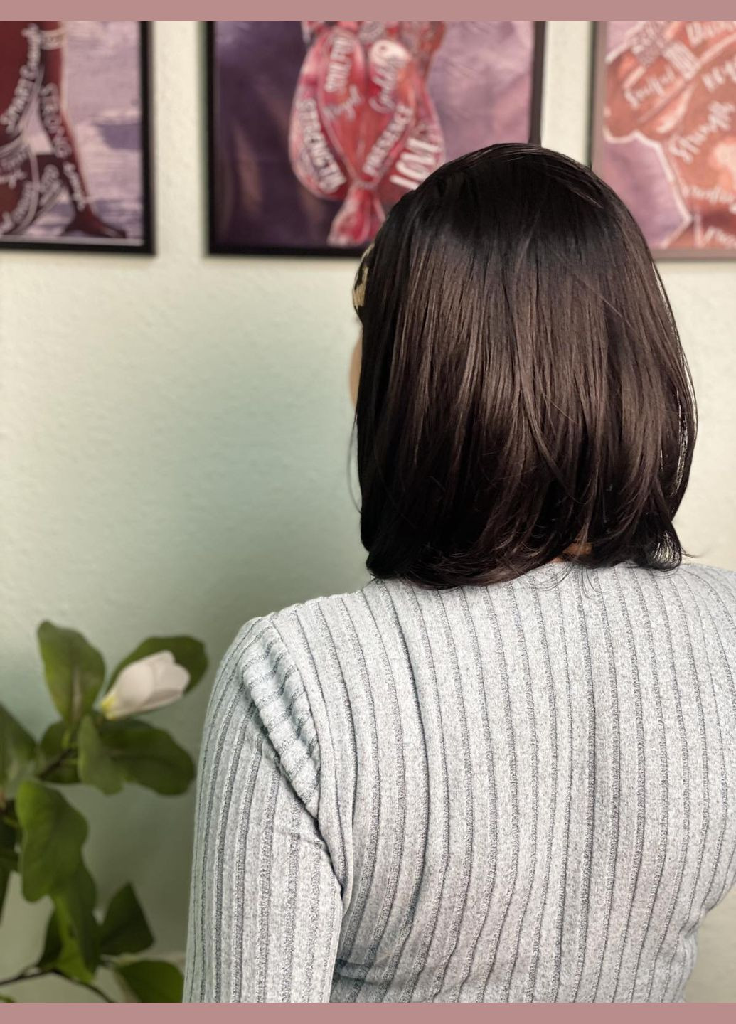 Перука на пов’язці чорна каре + кольорова пов’язка в подарунок No Brand (314713643)