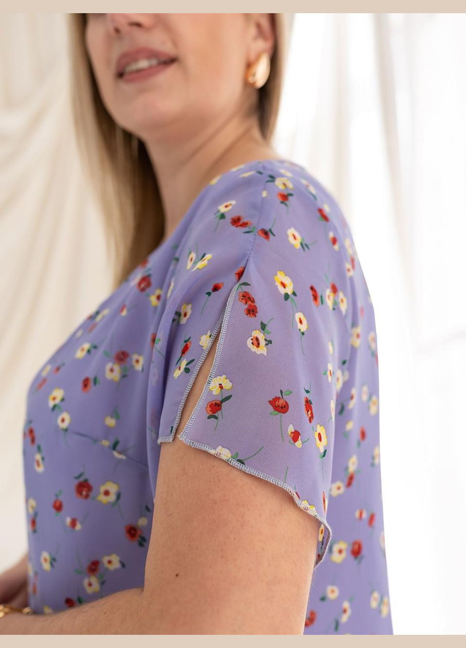 Блакитна вечірня сукня катаїс блакитний квіти 0193 Vlavi