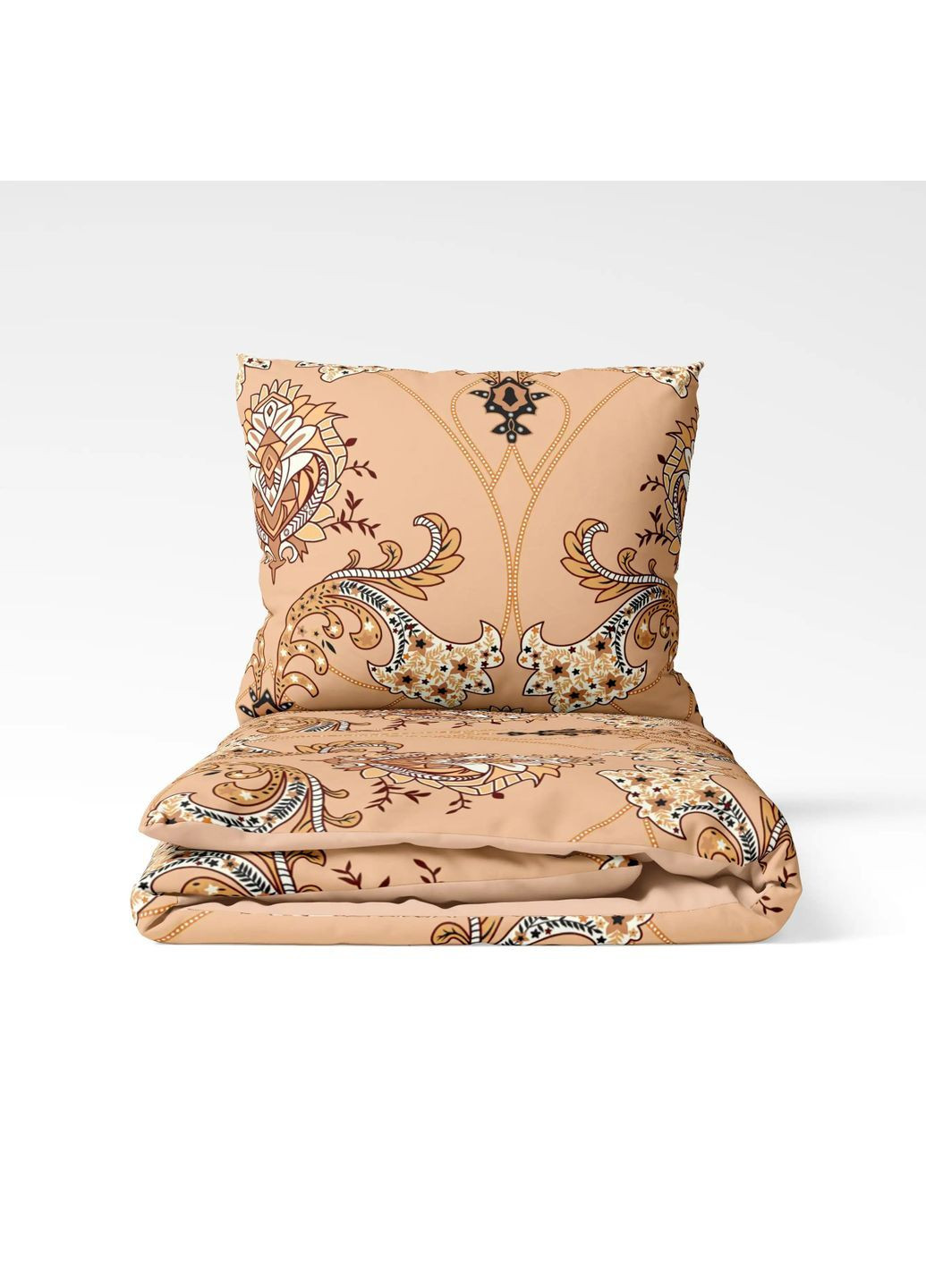 Комплект полуторний постільної білизни з наволочками 70*70 см, 115 гр/м2 Ivory Fusion Коричневий (14200150215) ТЕП (364100162)