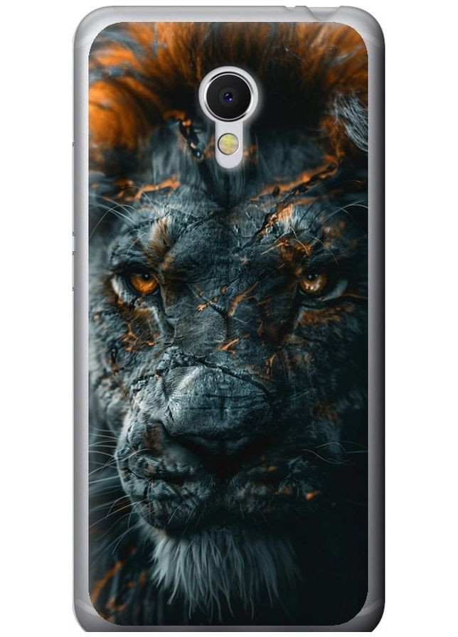 2D пластиковий чохол 'Полум'яний лев' для Endorphone Meizu MX6 (297659433)