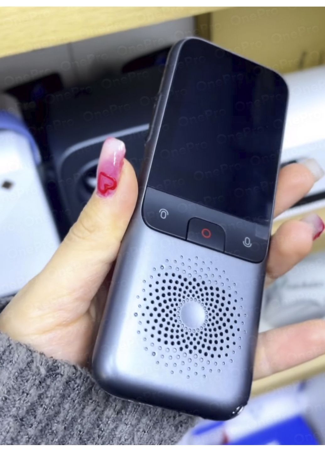 Голосовий перекладач T11 138 мов з ШІ перекладач по фотографії Wi-Fi / перекладач мов у реальному часі OnePro (365553281)