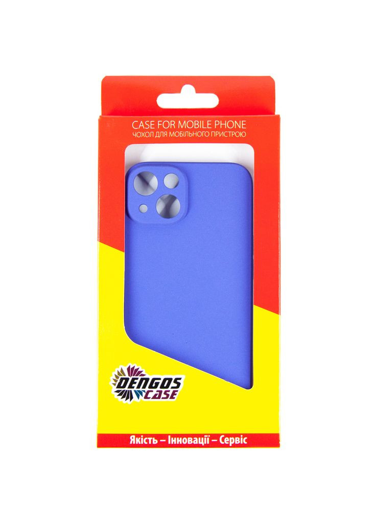 Чохол до мобільного телефона Carbon iPhone 14 purple (DG-TPU-CRBN-157) DENGOS (306460718)