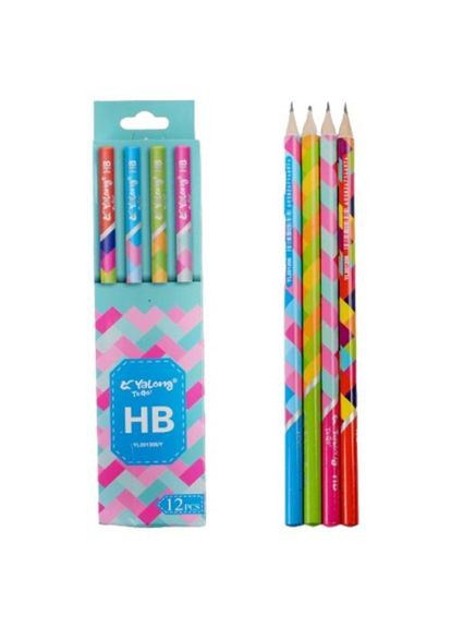 Набір олівців графітних HB (12 шт) MIC (361421786)