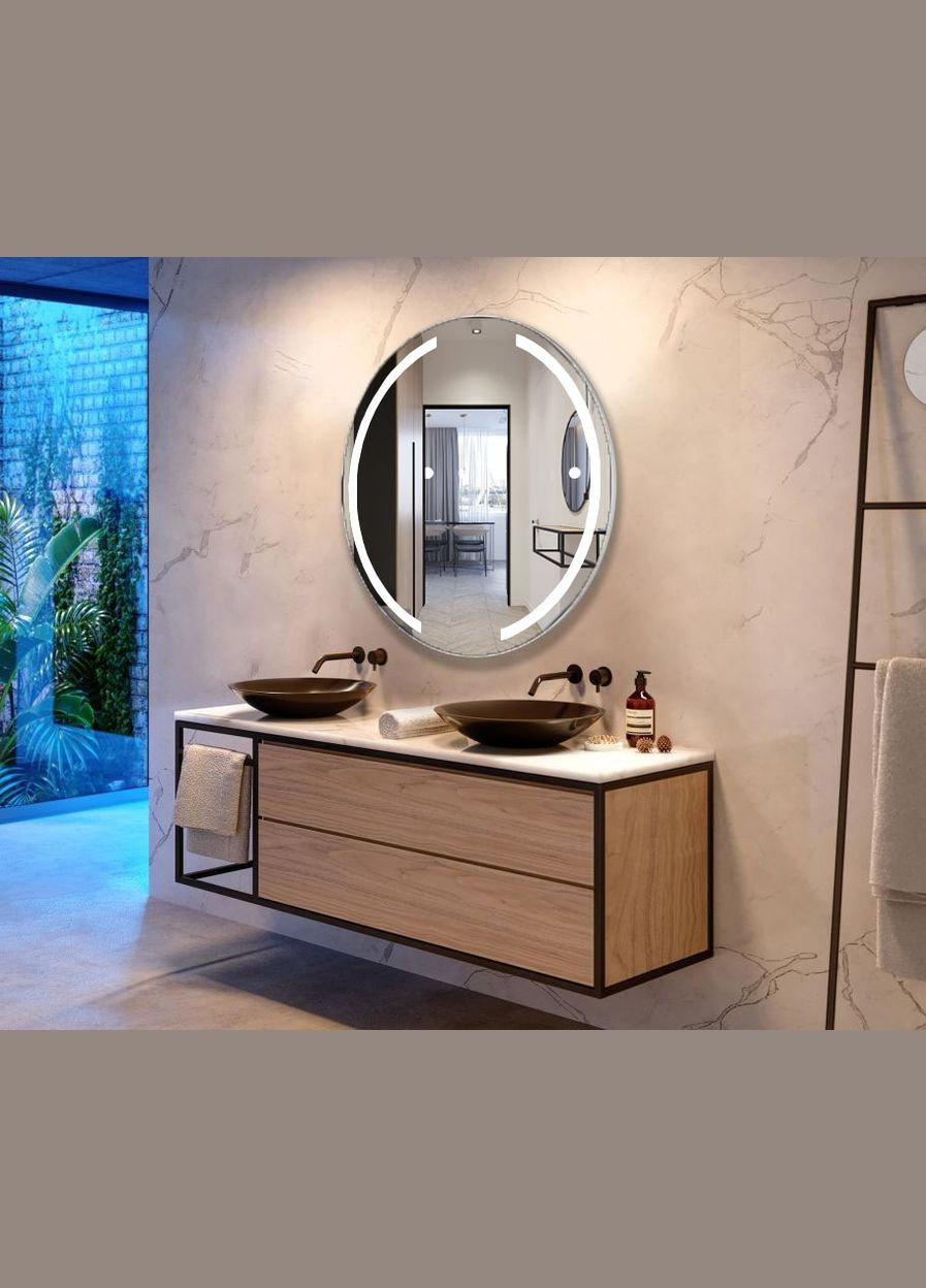 Дзеркало Nero (95 х 95) c LED-підсвічуванням та підігрівом ХАСТ (302810413)