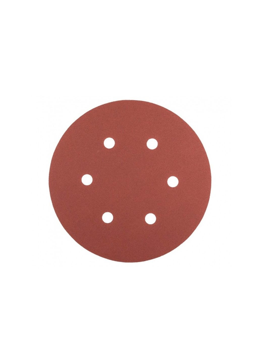 Шліфувальний круг на липучці Р120 для ексцентрикових шліфмашин 225 мм (5 шт.) Mastertool (332207493)