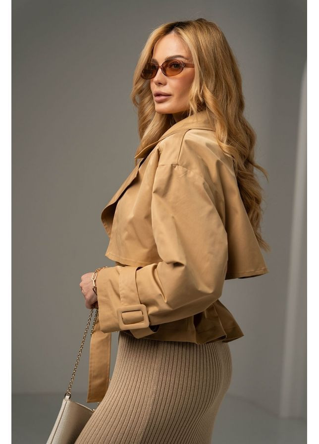 Песочная куртка 3670 песочный Triko Bakh