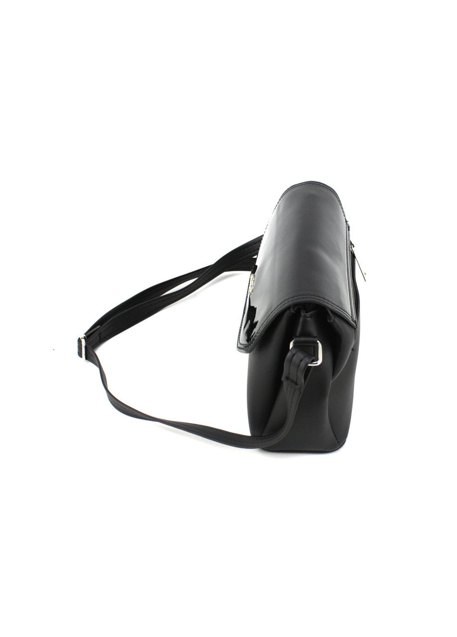 Небольшая каркасная женская сумка кросс-боди 836531239 черная Voila (309161358)