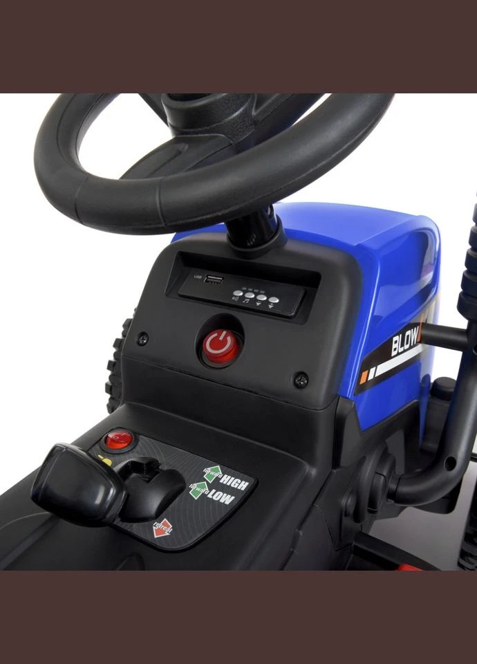 Детский электромобиль трактор Racer M 4479EBLR-4 для детей 3-8 лет, до 30 кг, 2 местный Bambi (394963753)