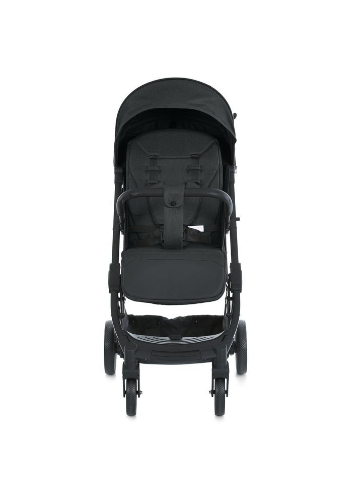 Коляска дитяча Almost Black прогулянкова з чохлом на ніжки Чорна (M 5727-1) Flash (334003757)