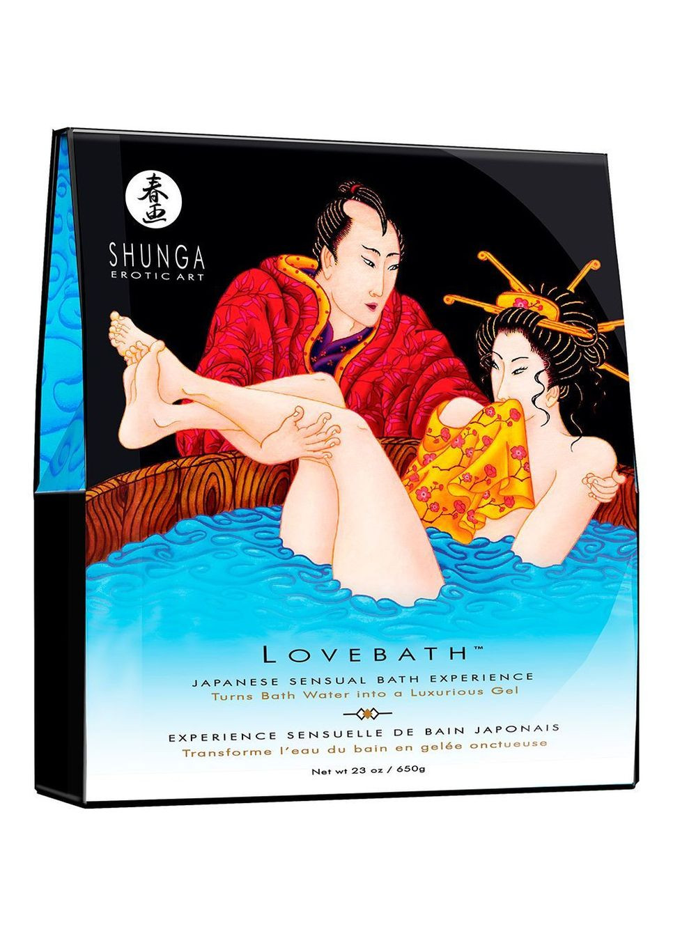 Гель для ванни LOVEBATH – Ocean temptations 650гр, робить воду ароматним желе зі SPA ефектом Shunga (291442115)