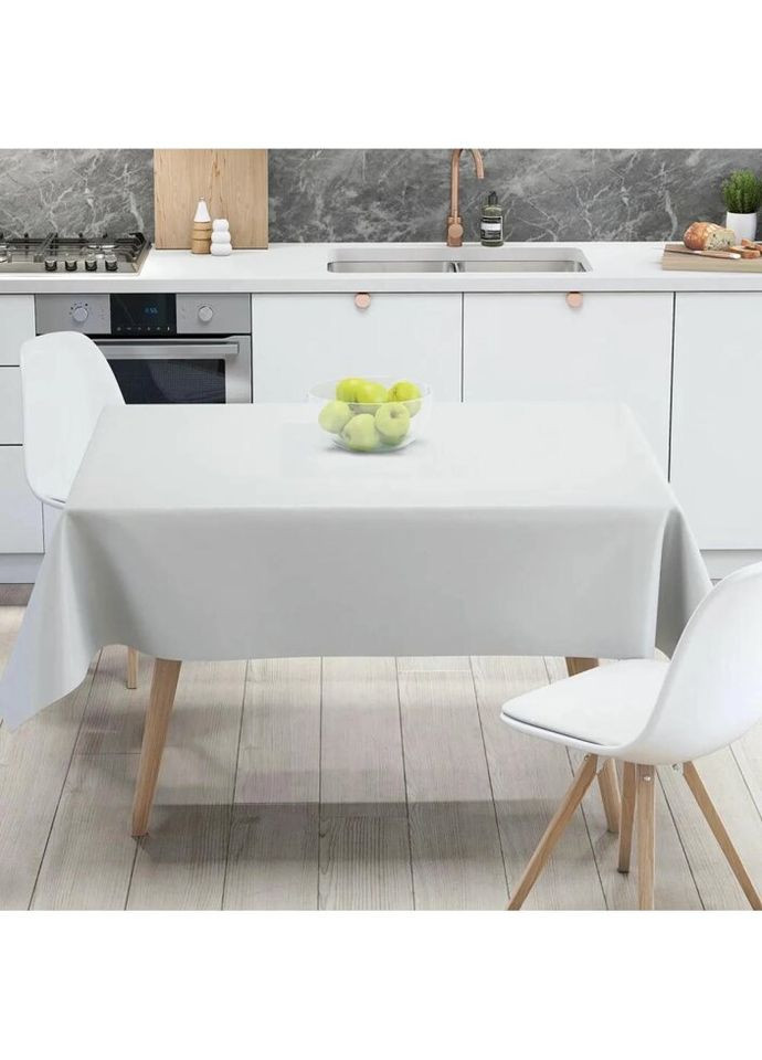 Скатерть водоотталкивающая Aquastop Snowy С-04222-30307 150х150 см снежная ТЕП (319551663)