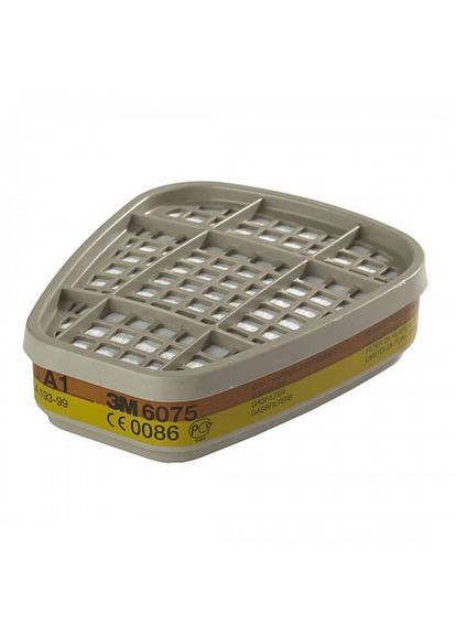 Фильтр 6075 A1 с защитой от органических паров и формальдегида (2 шт. в комплекте) 3M (367165871)