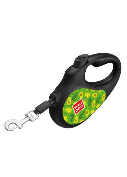 Поводок для собак R-leash Авокадо светоотражающая лента L 5 м (8126-0048-01) WAUDOG R-leash Авокадо світловідбиваюча стрічка L 5 м (366502476)