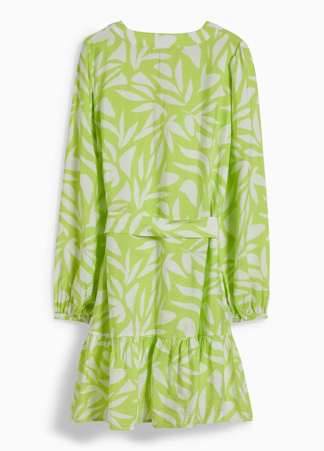 Зеленое кэжуал платье из вискозы C&A однотонное