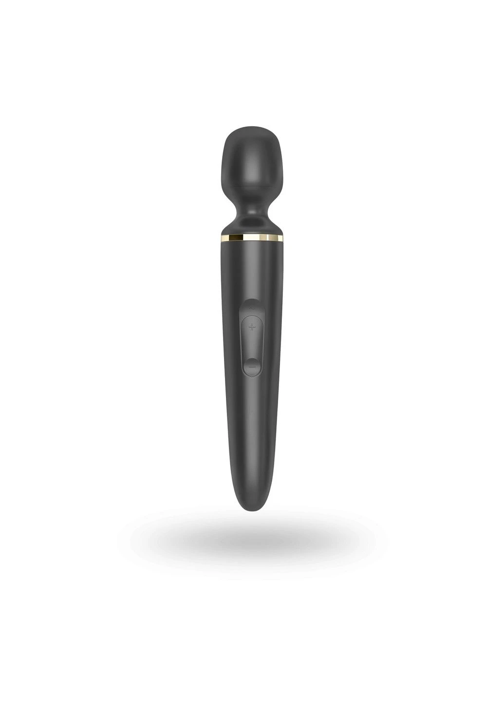 Вибромассажер Wand-er Woman (Black/Gold), водонепроницаемый, мощный, размер XXL Satisfyer (292786604)