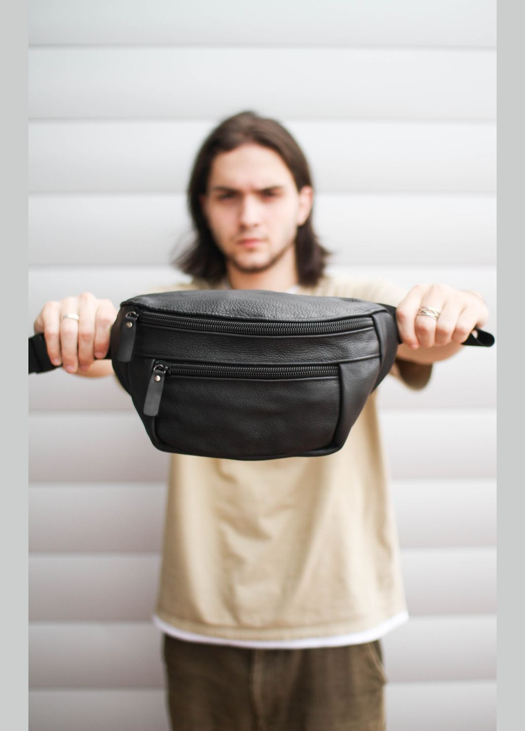 Сумка мужская на пояс кожаная SKILL (298875787)