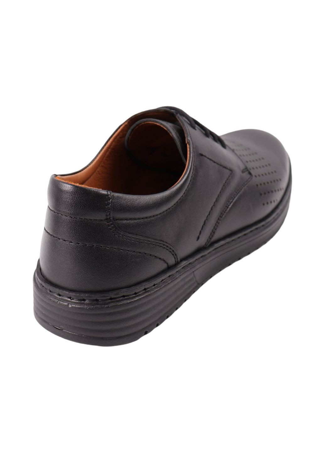 Черные туфли мужские черные натуральная кожа ALTURA