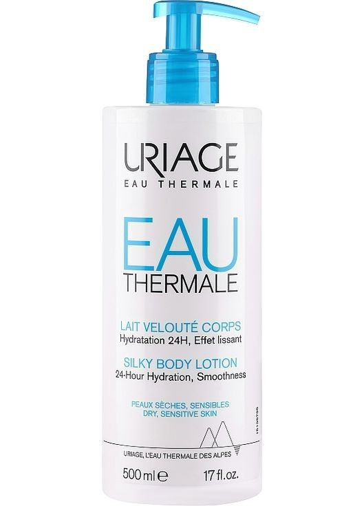 Шелковистое молочко для сухой и чувствительной кожи Eau Thermale Siky Body Lotion 200ml. Uriage (368618134)