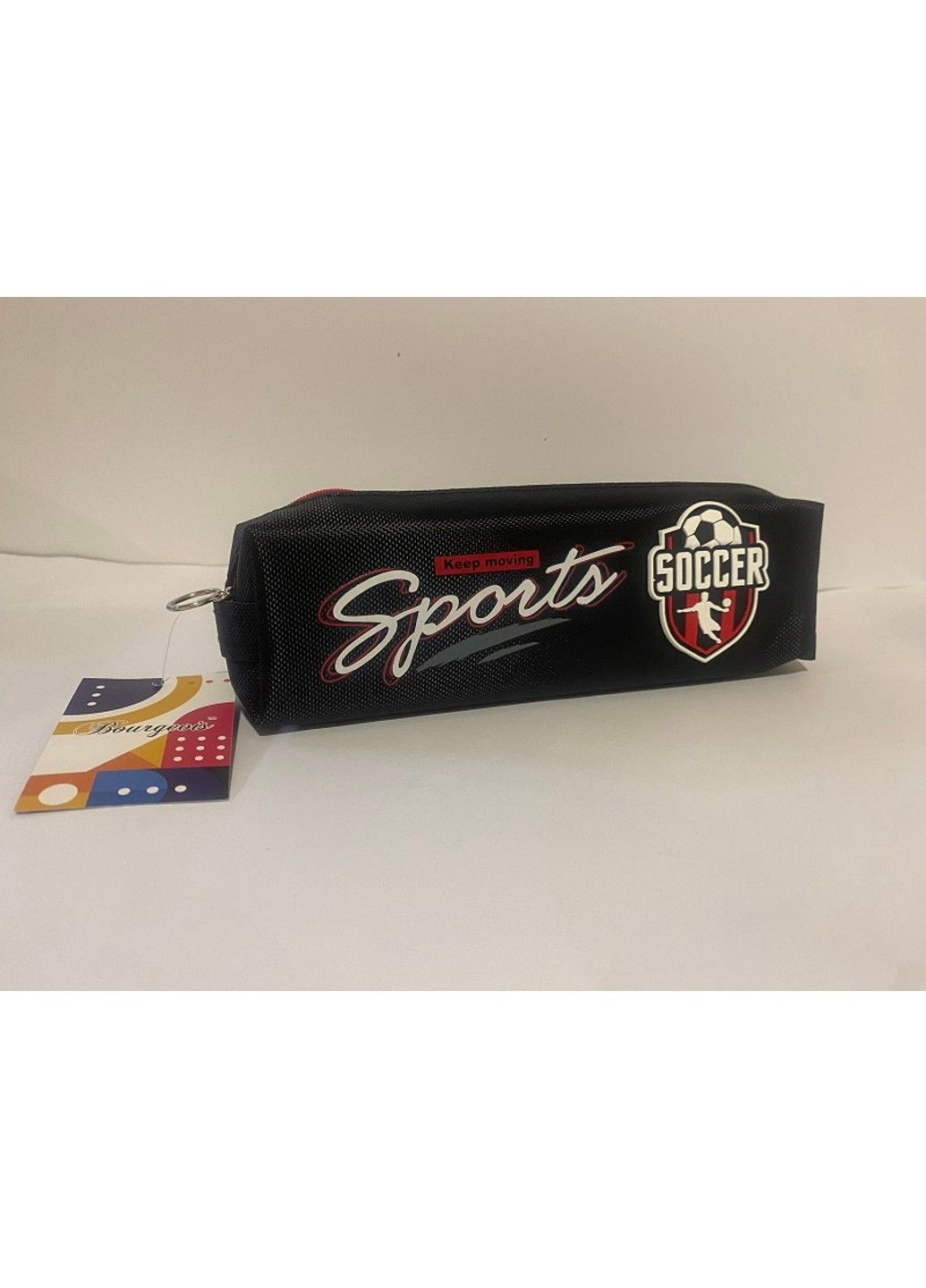 Пенал-косметичка 1 відділення Sport Sosccer 3277,чорний No Brand (347602182)