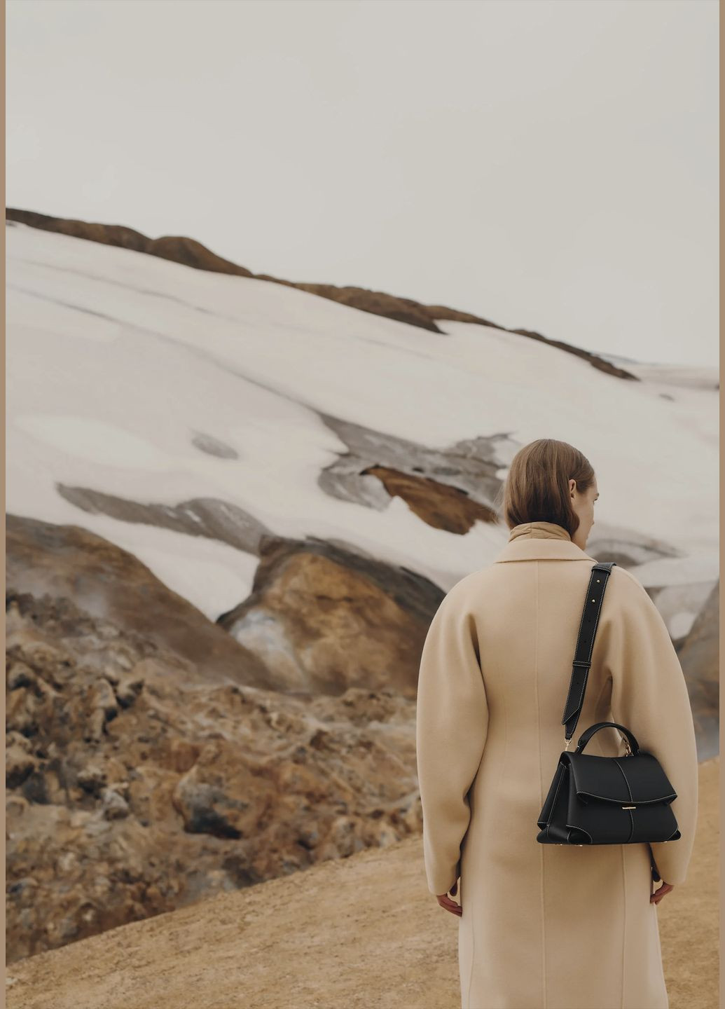 Сумка жіноча Polene Mokki Чорний No Brand (299667017)