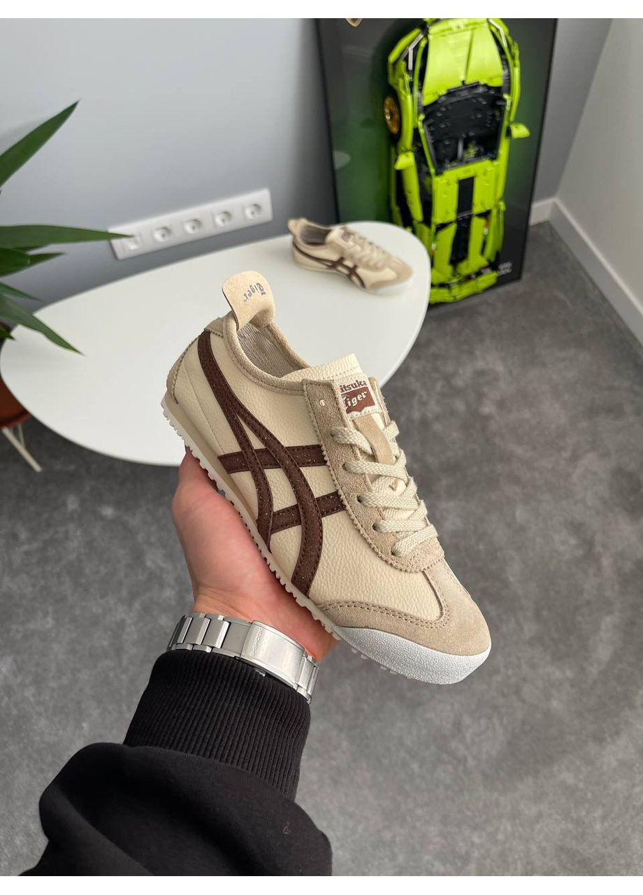 Кросівки жіночі Asics Onitsuka Tiger Mexico 66 'Beige Suede Brown' | Асікс Онітцука Тайгер бежеві No Brand бежеві демісезони (361081620)
