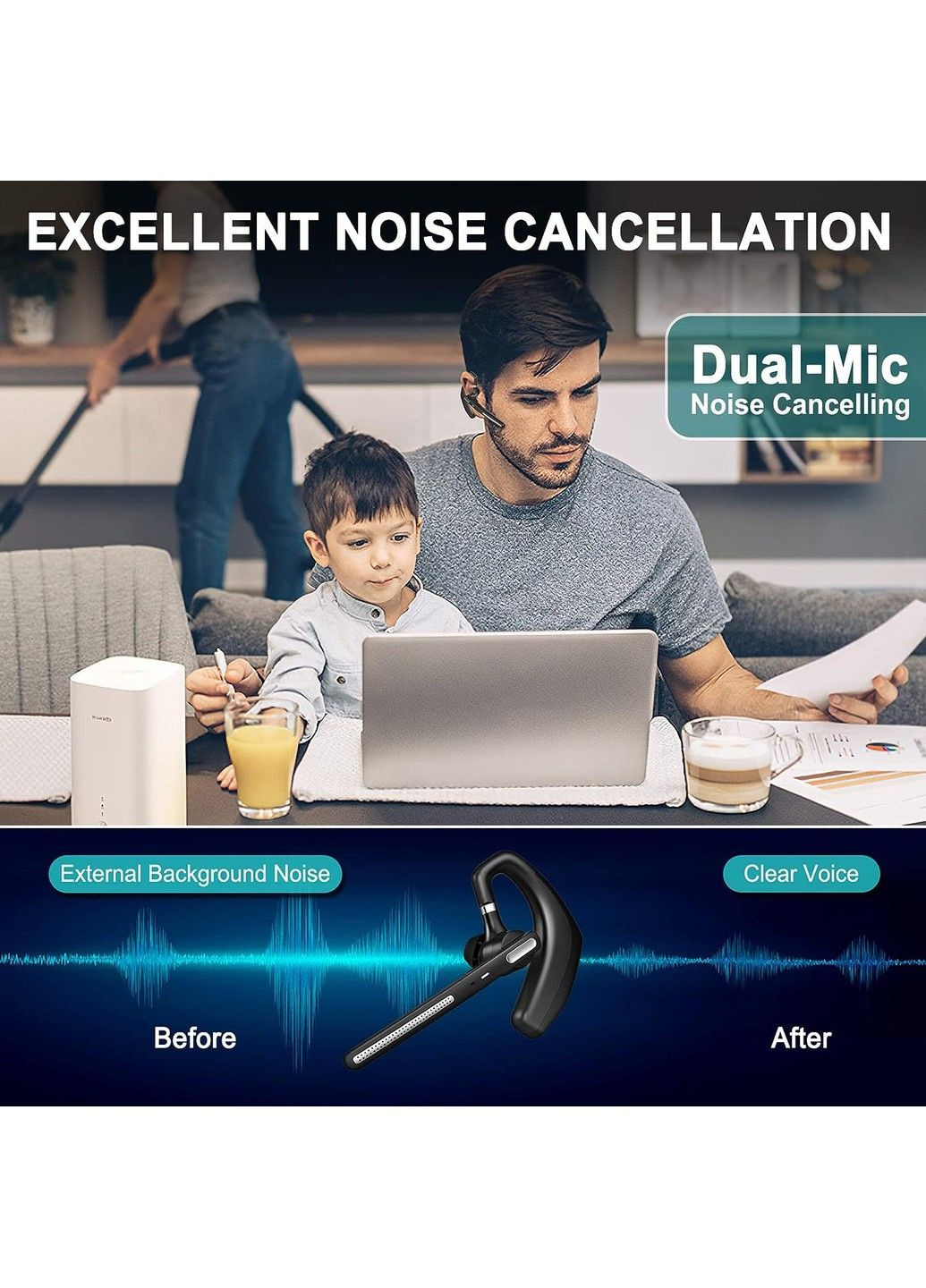 Беспроводная bluetooth гарнитура A6s с функцией шумоподавления и кейсом для хранения TWS (299152946)