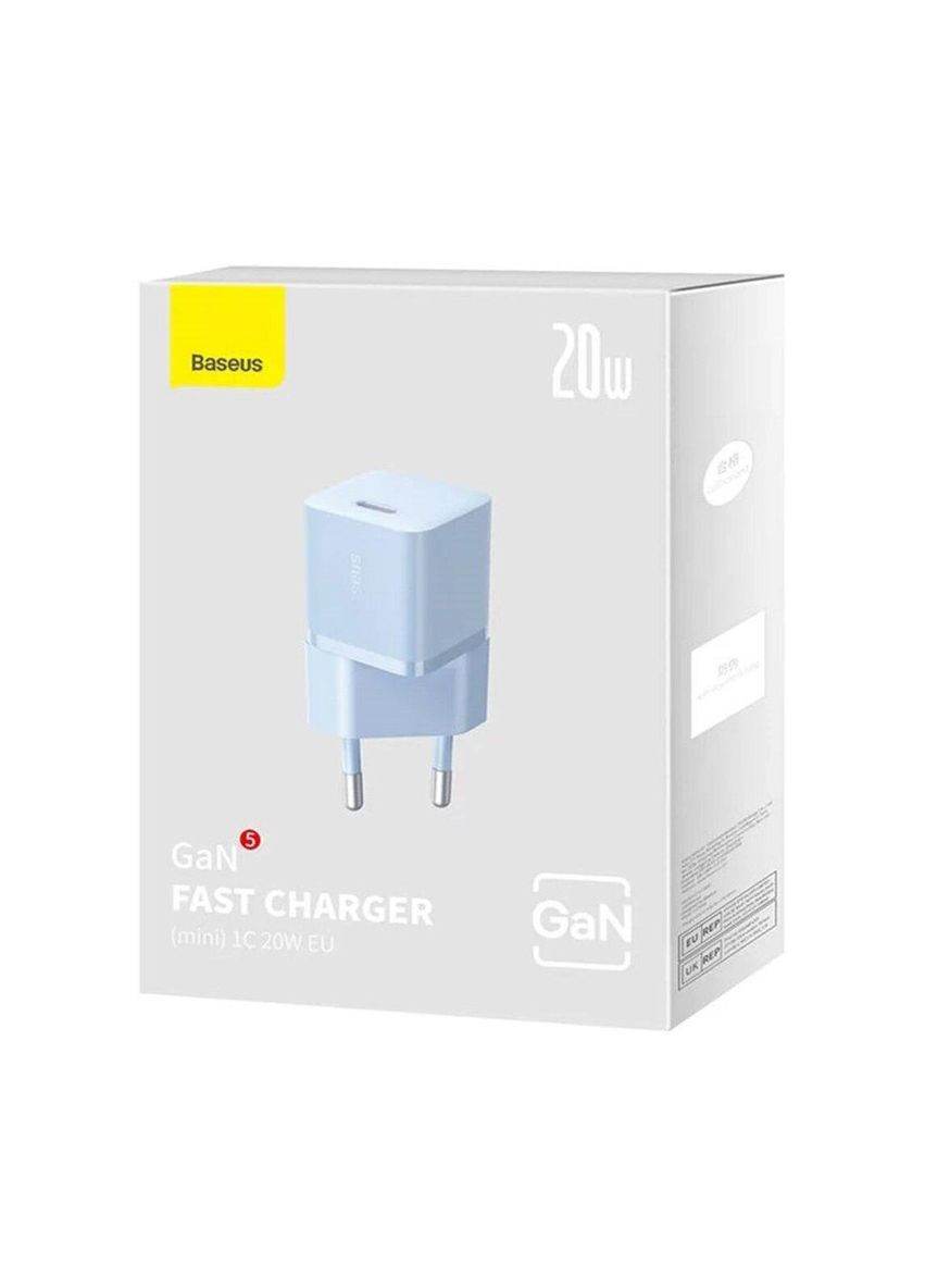Зарядне для гаджетів GaN5 Fast Charger(mini) 1C 20W EU Blue Baseus (367724528)