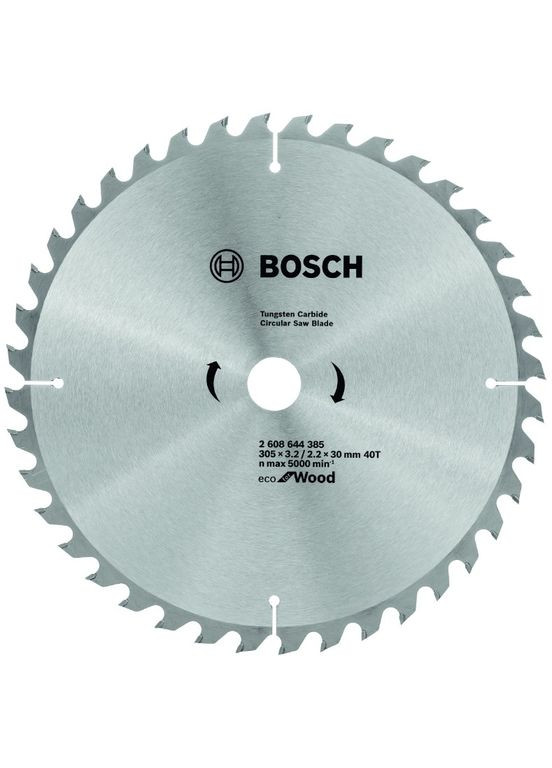 Пиляльний диск Eco for Wood (305x30x3.2 мм, 40 зубів) по дереву (23437) Bosch (295036311)