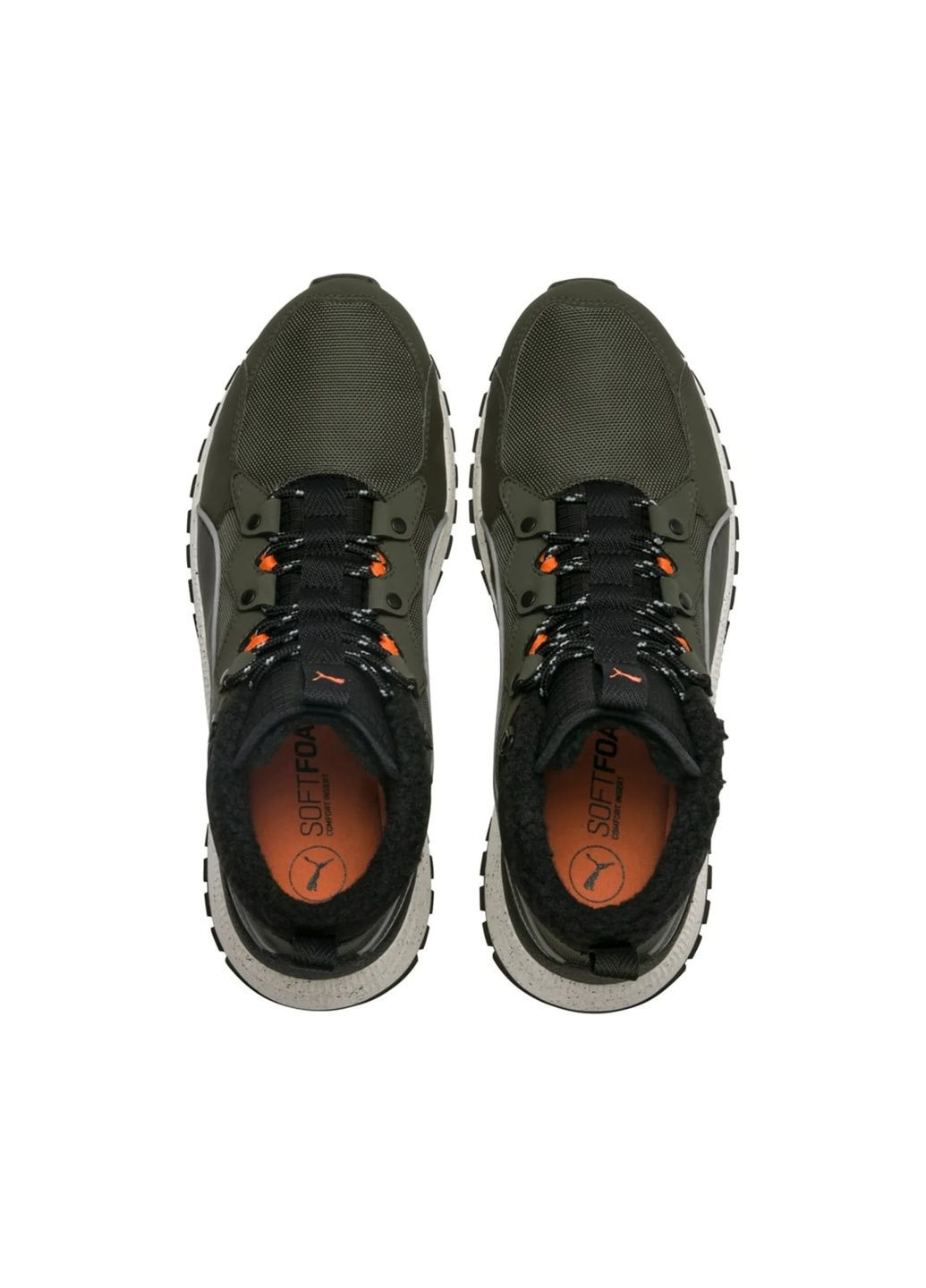 Зеленые кроссовки мужские pacer next sb wtr green 366936-02 Puma