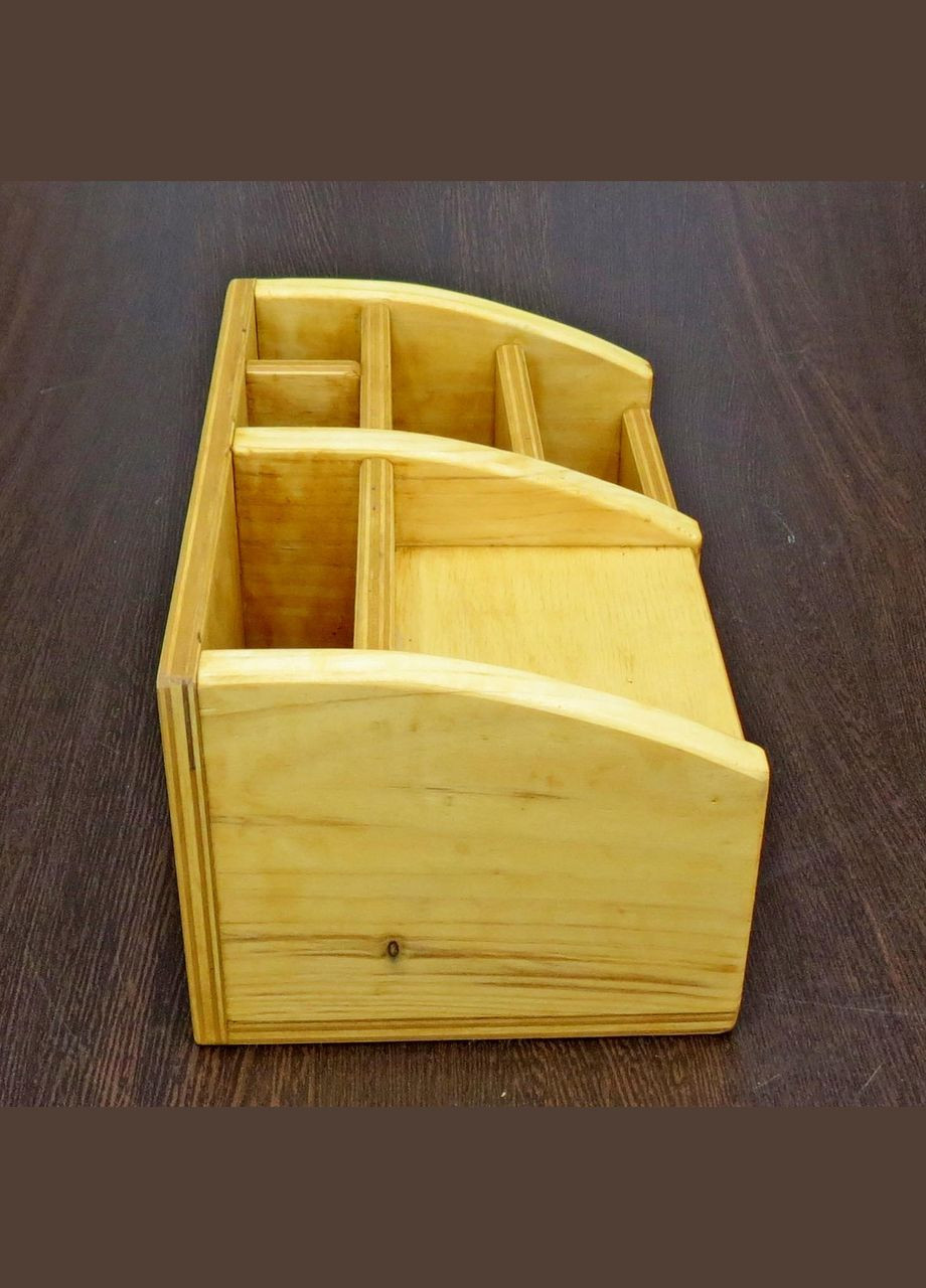 Настольный органайзер из дерева Беттери карри (КНЦ-001103) No Brand (328228192)