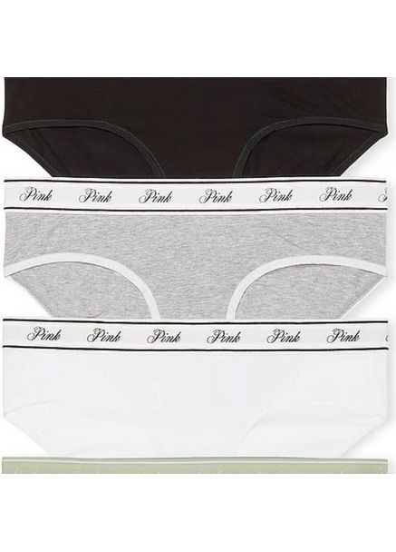 Набор хлопковых слепов PINK (5 шт., размер L, разноцветные) Victoria's Secret (366880179)