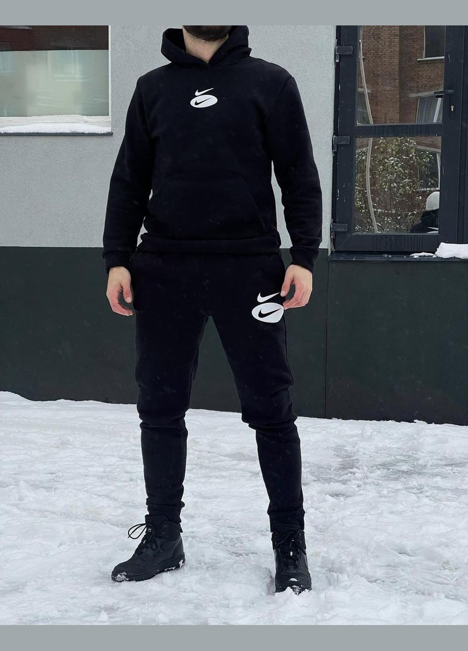 Чоловічий спортивний костюм чорний No Brand (367982258)