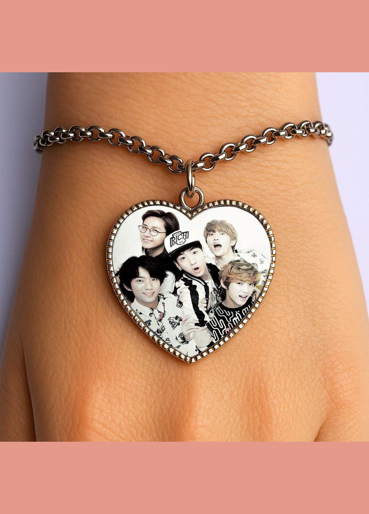 Браслет k pop B1A4 #004 (сердце) No Brand (329330785)